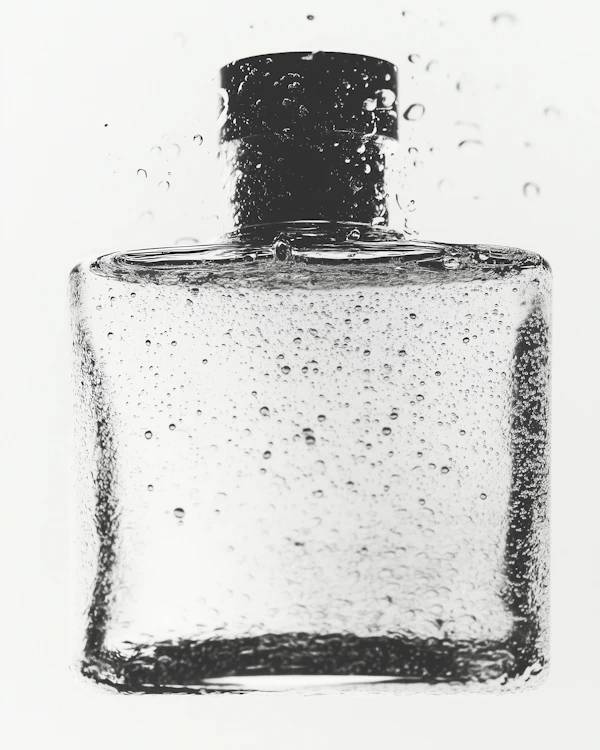 Perfume Bottle in Water