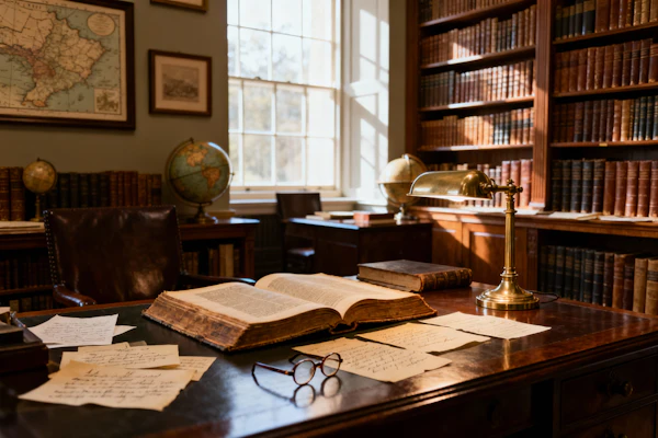Vintage Study Room