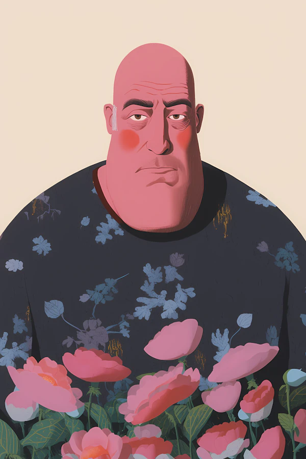 Floral Portrait Art