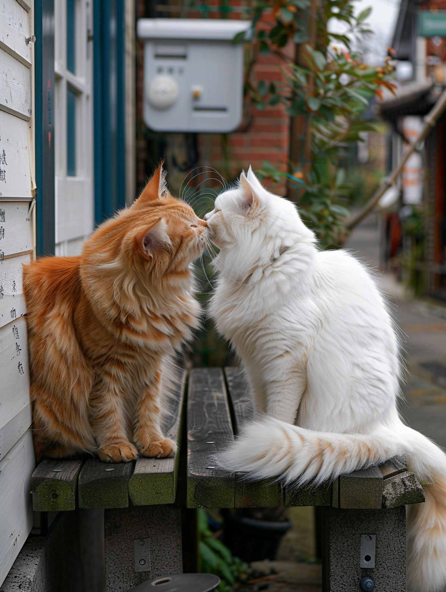 Intimate Feline Camaraderie