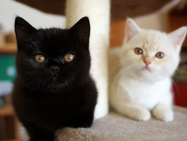 Two Elegant Cats