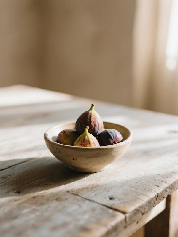 Rustic Figs on Table