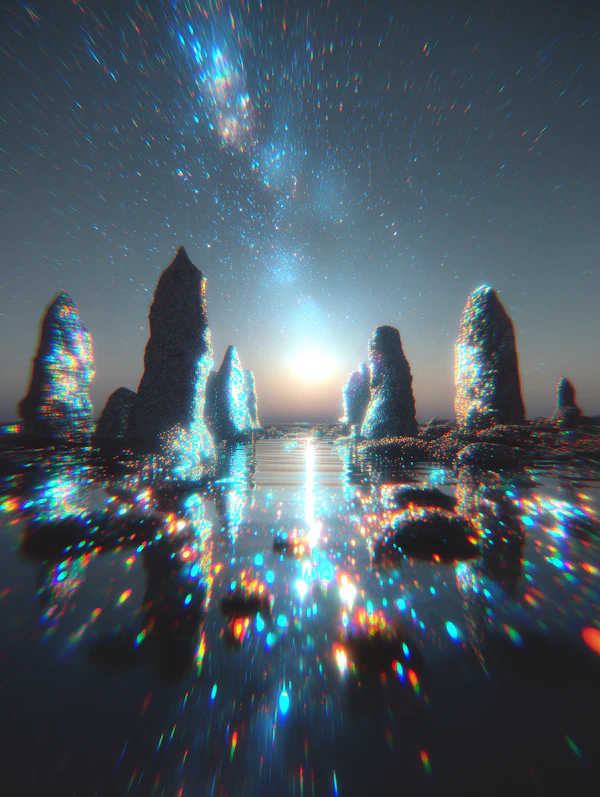 Surreal Cosmic Landscape