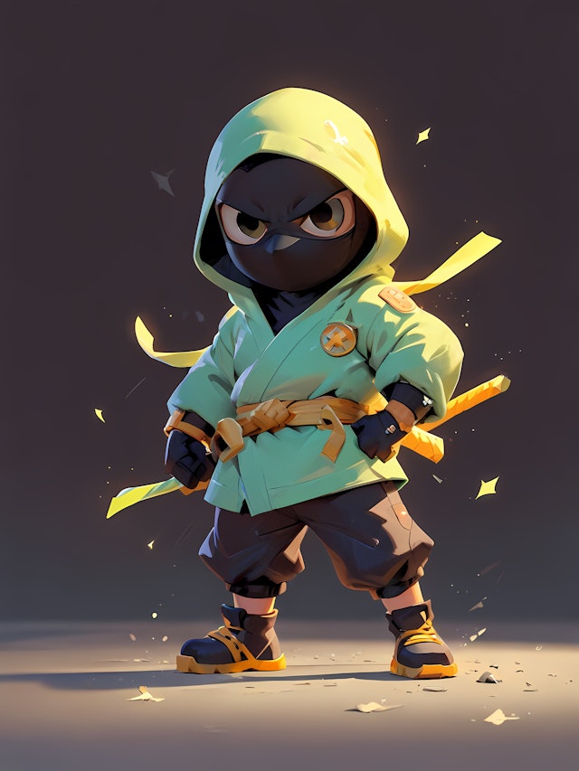 Stylized Ninja Character