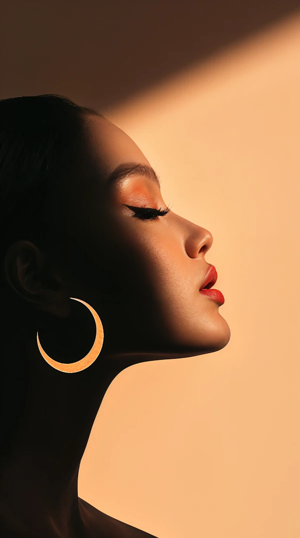 Elegant Profile Portrait