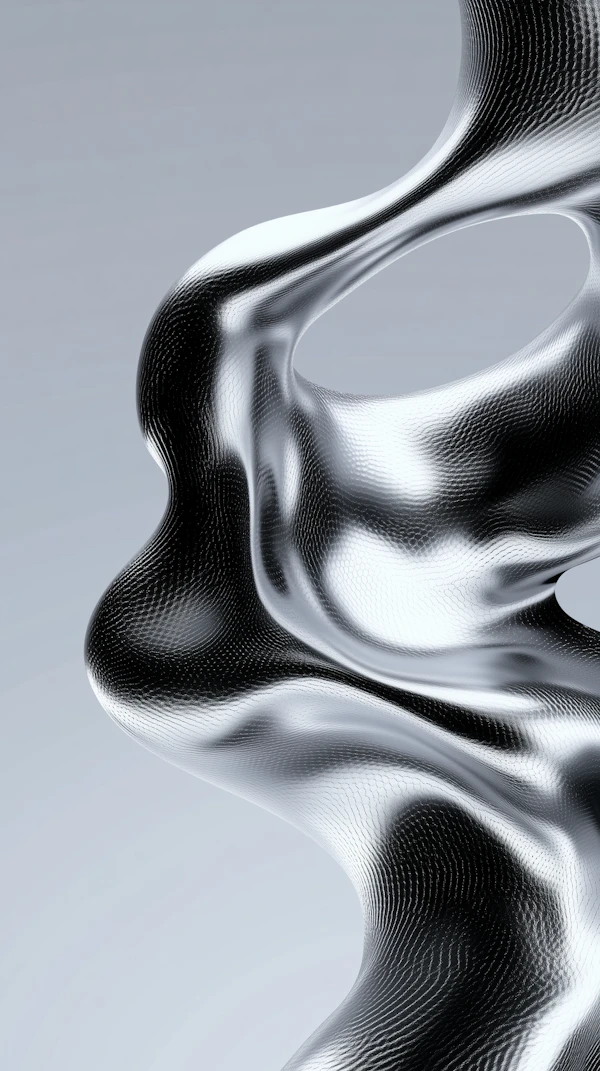 Abstract Metallic Form