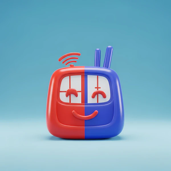 Cartoonish TV Character