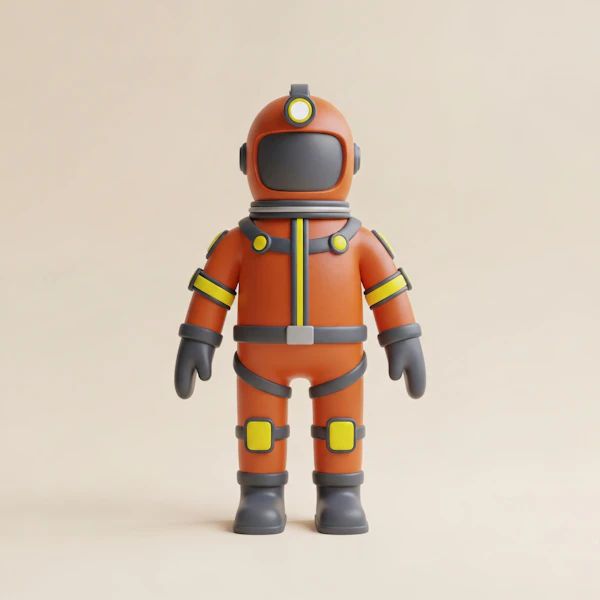 Stylized Astronaut Model