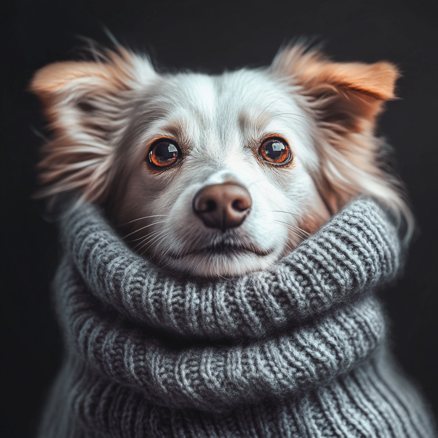 Cozy Dog in Sweater