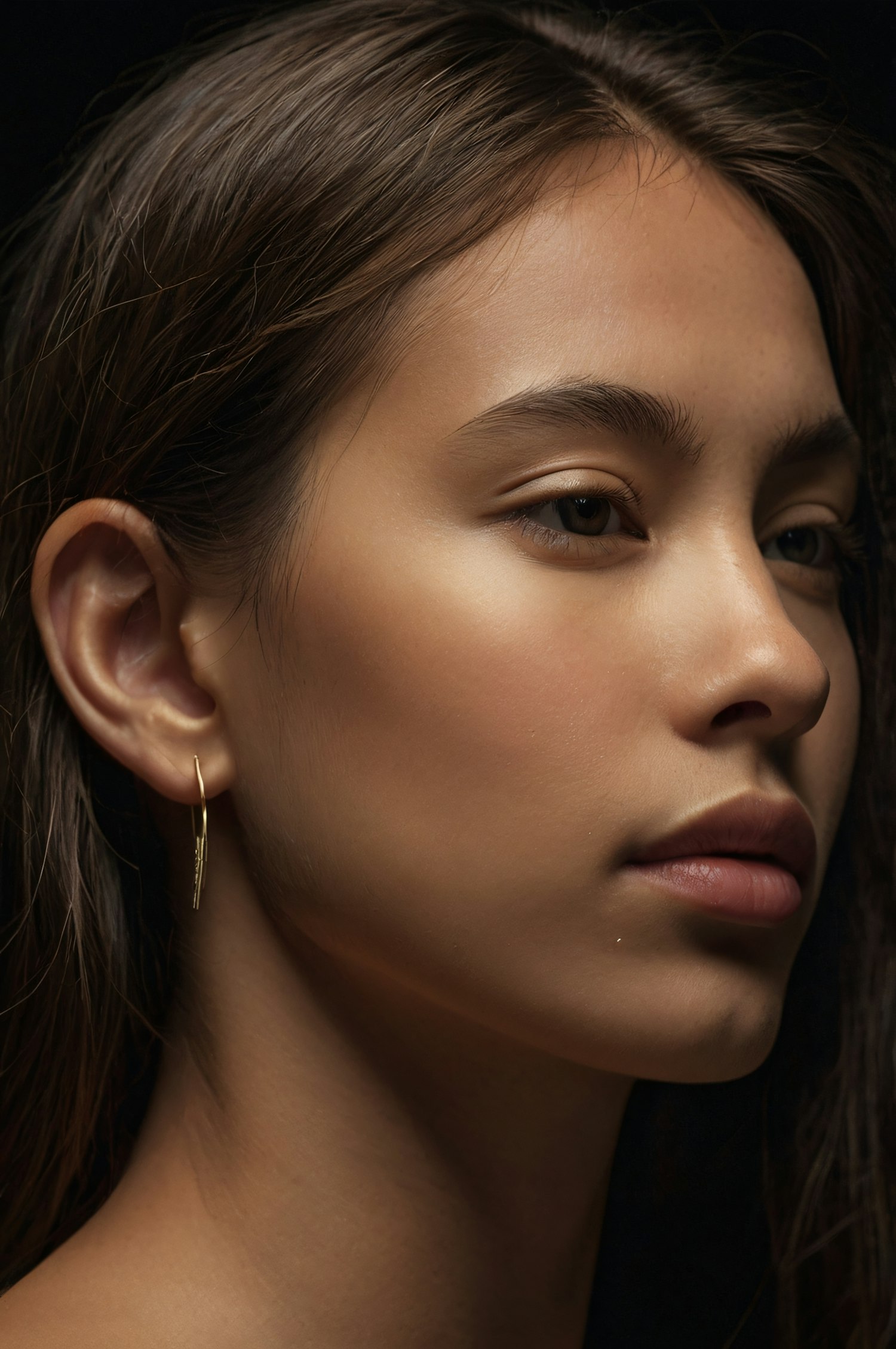 Serene Portrait of a Young Woman