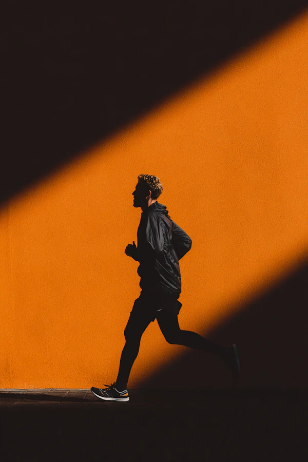 Jogger Silhouette Scene