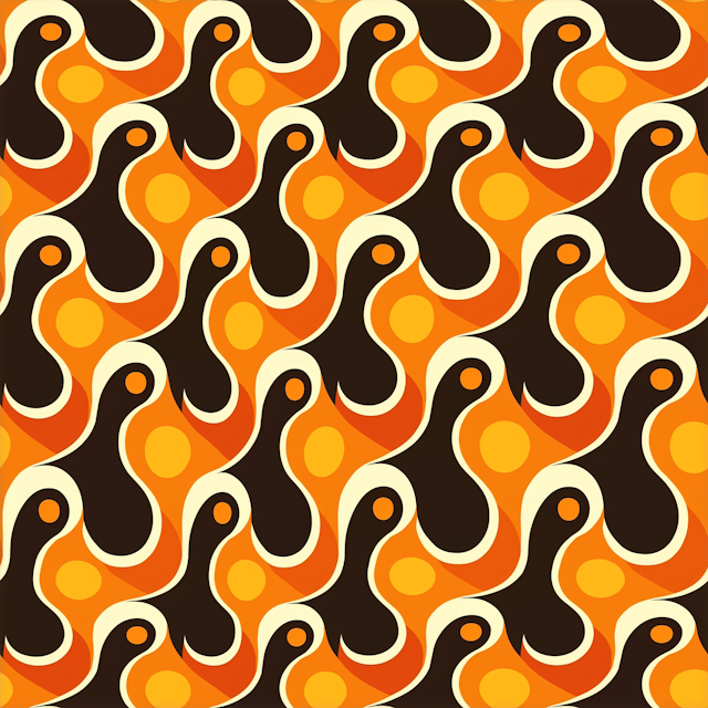 Abstract Flame Pattern