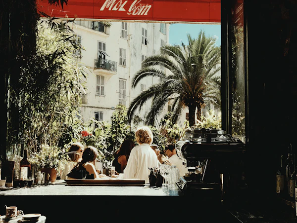 Outdoor Café Scene
