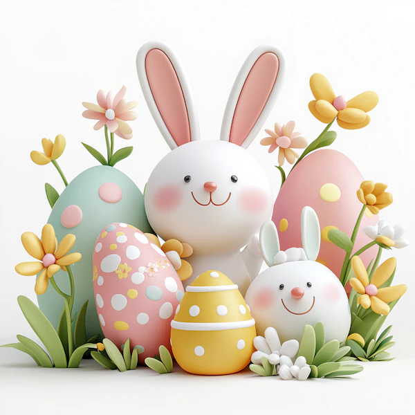 Easter Bunny Illustration