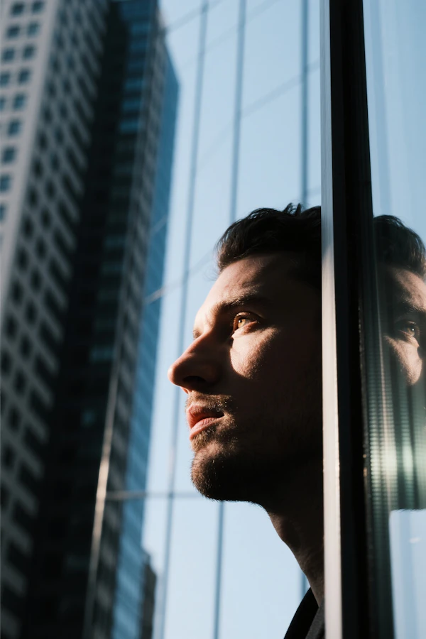 Reflective Urban Portrait