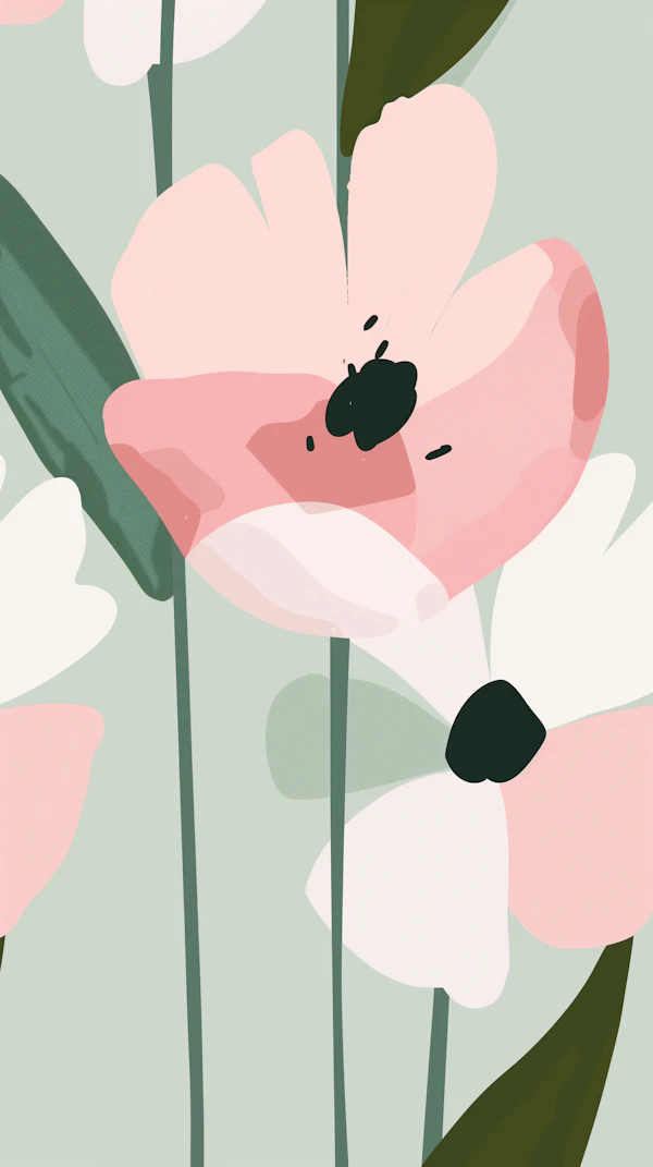 Minimalist Flower Art
