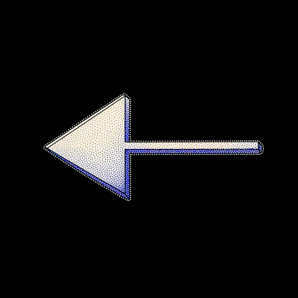 Halftone Arrow Design
