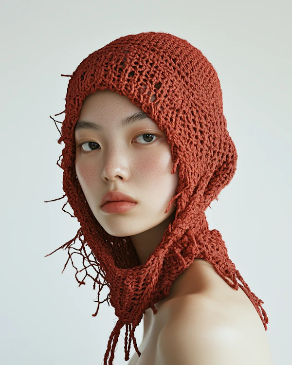Portrait With Red Headpiece