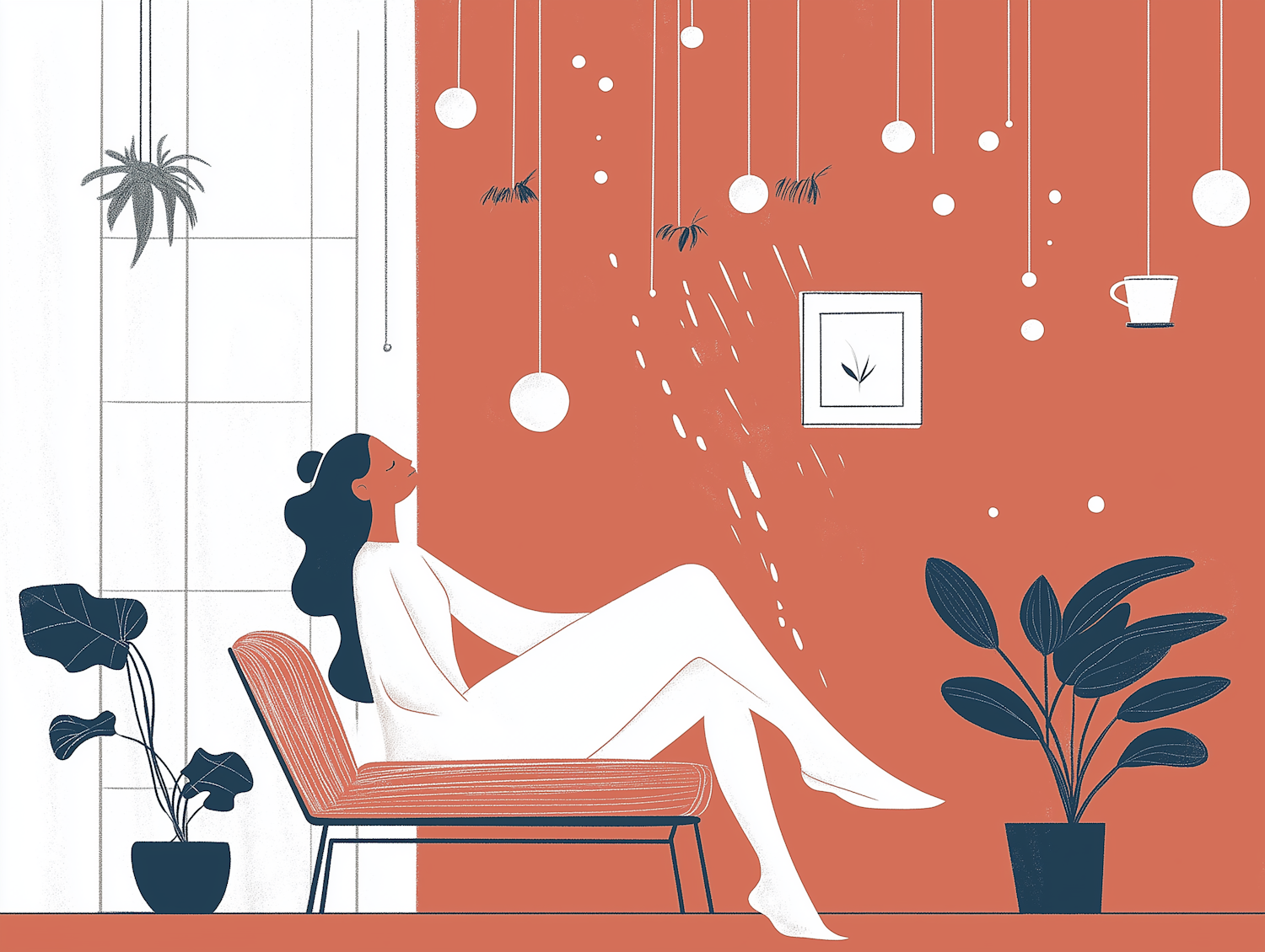 Serene Indoor Illustration