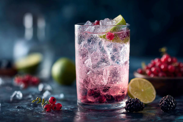 Refreshing Pink Beverage