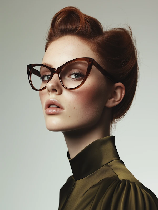Red-Haired Woman Portrait