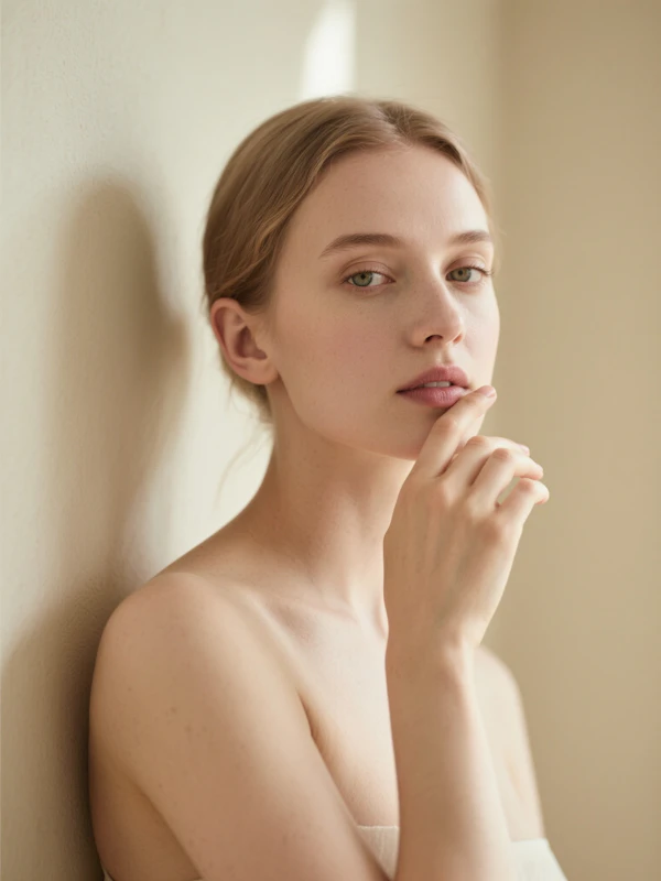 Thoughtful Woman Portrait