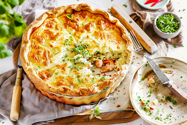 Rustic Kitchen Seafood Pie