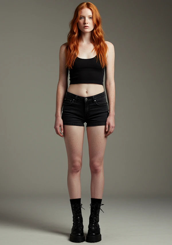 Red-Haired Woman Portrait