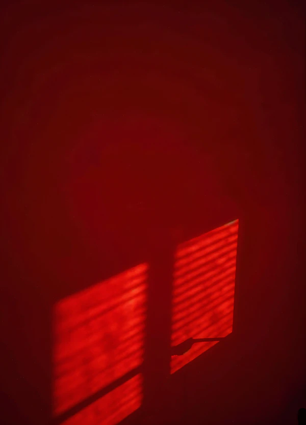 Abstract Red Shadows