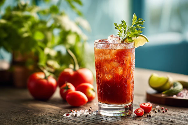 Vibrant Cocktail Display