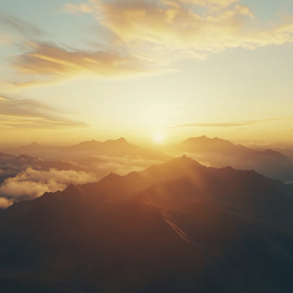 Golden Mountain Sunrise