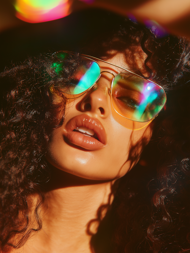 Reflective Sunglasses Portrait