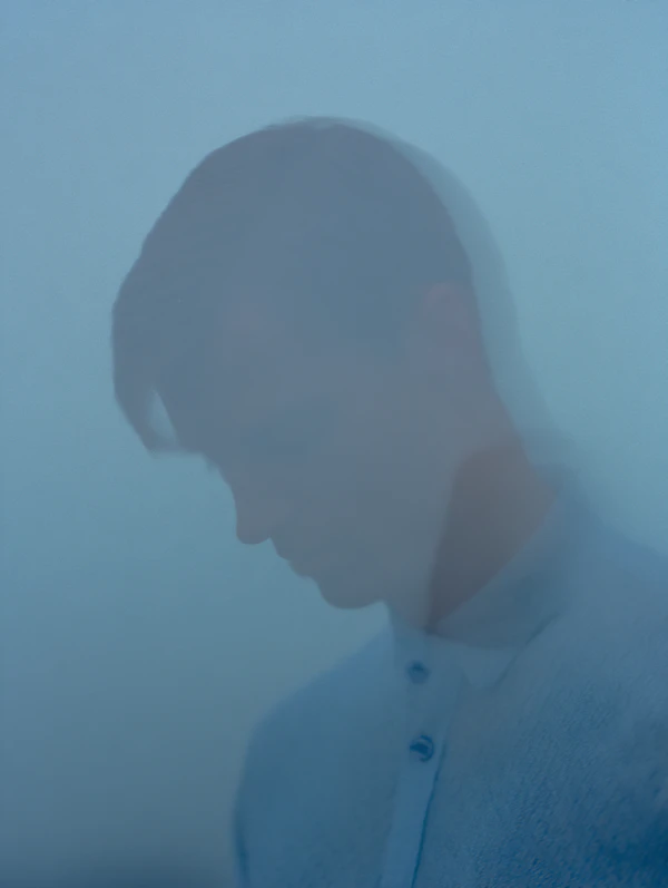 Ethereal Blue Portrait