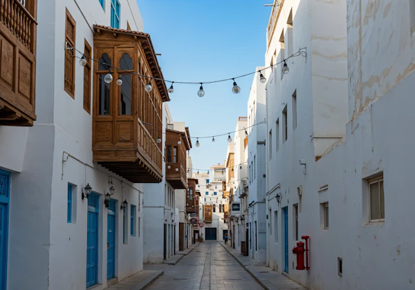 Charming Blue Street
