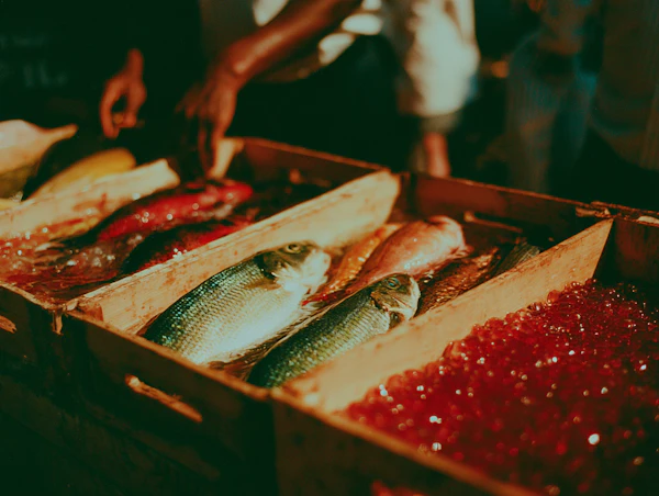 Vibrant Market Scene