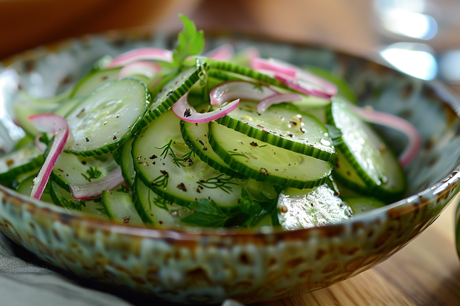 Fresh Cucumber and Radish Salad