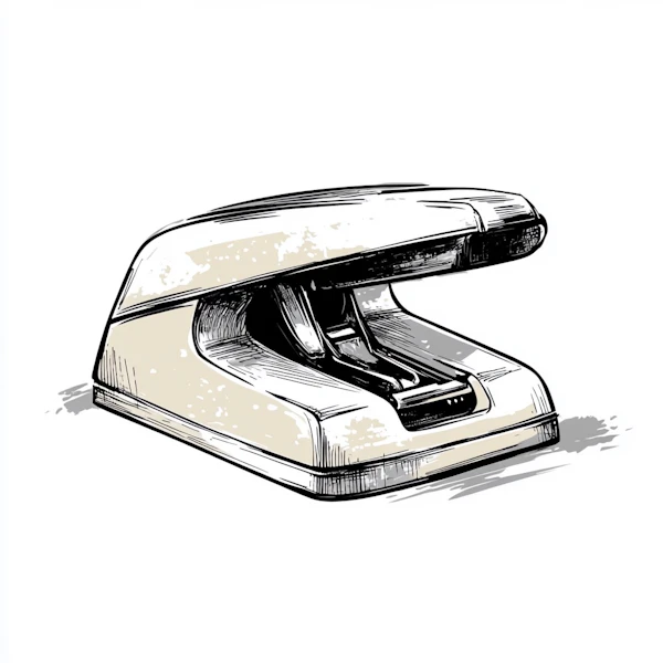 Vintage Stapler Sketch