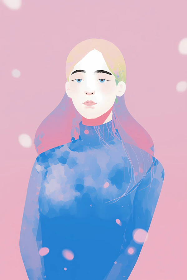 Dreamy Pastel Portrait