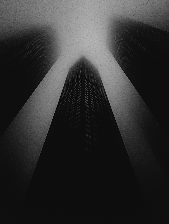 Misty Skyscrapers