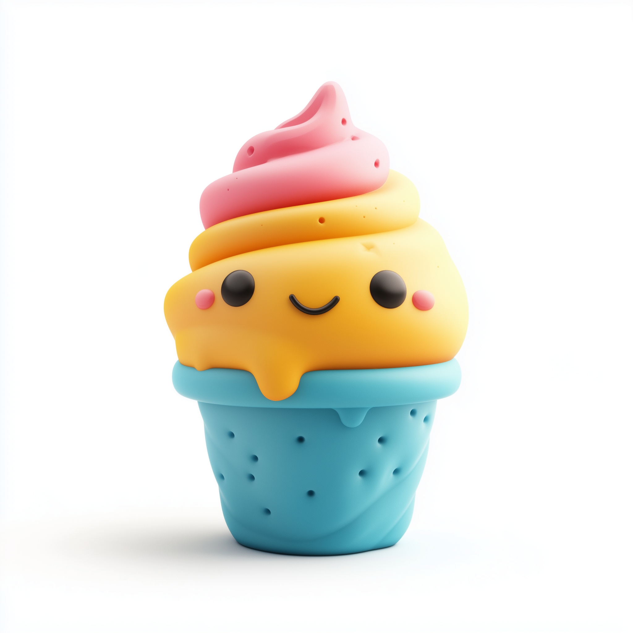 Lummi D Whimsical Cartoon Ice Cream