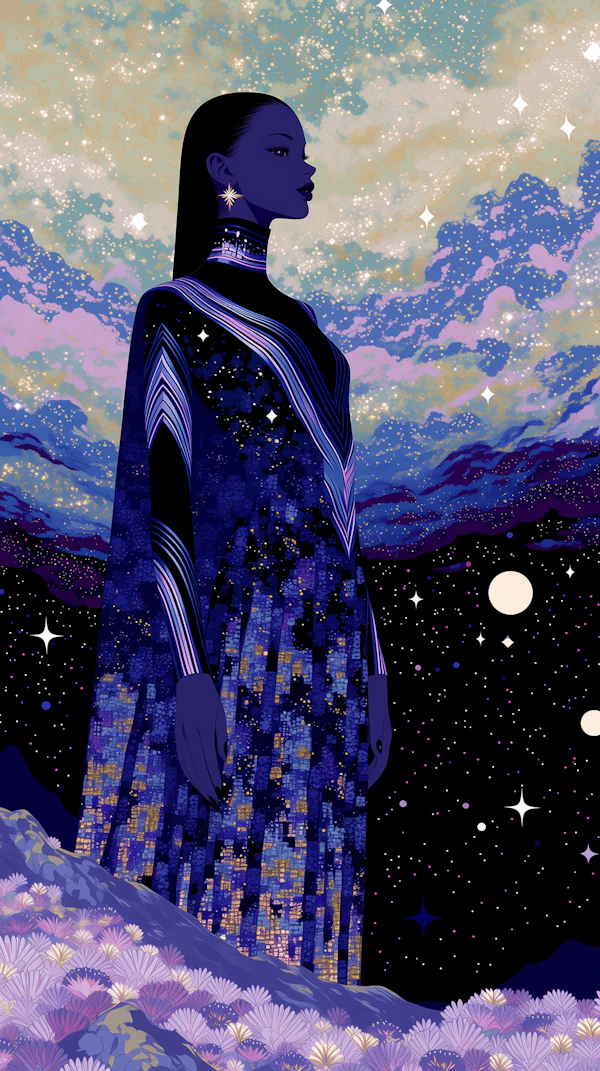 Cosmic Woman Portrait