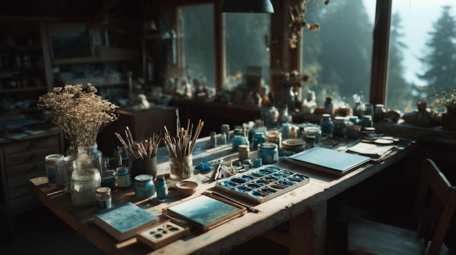 Cozy Artist's Studio