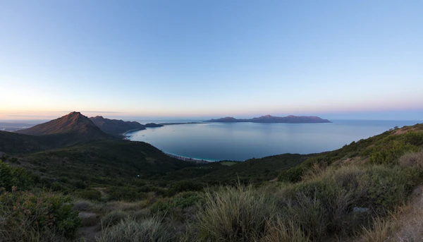 Serene Coastal Landscape
