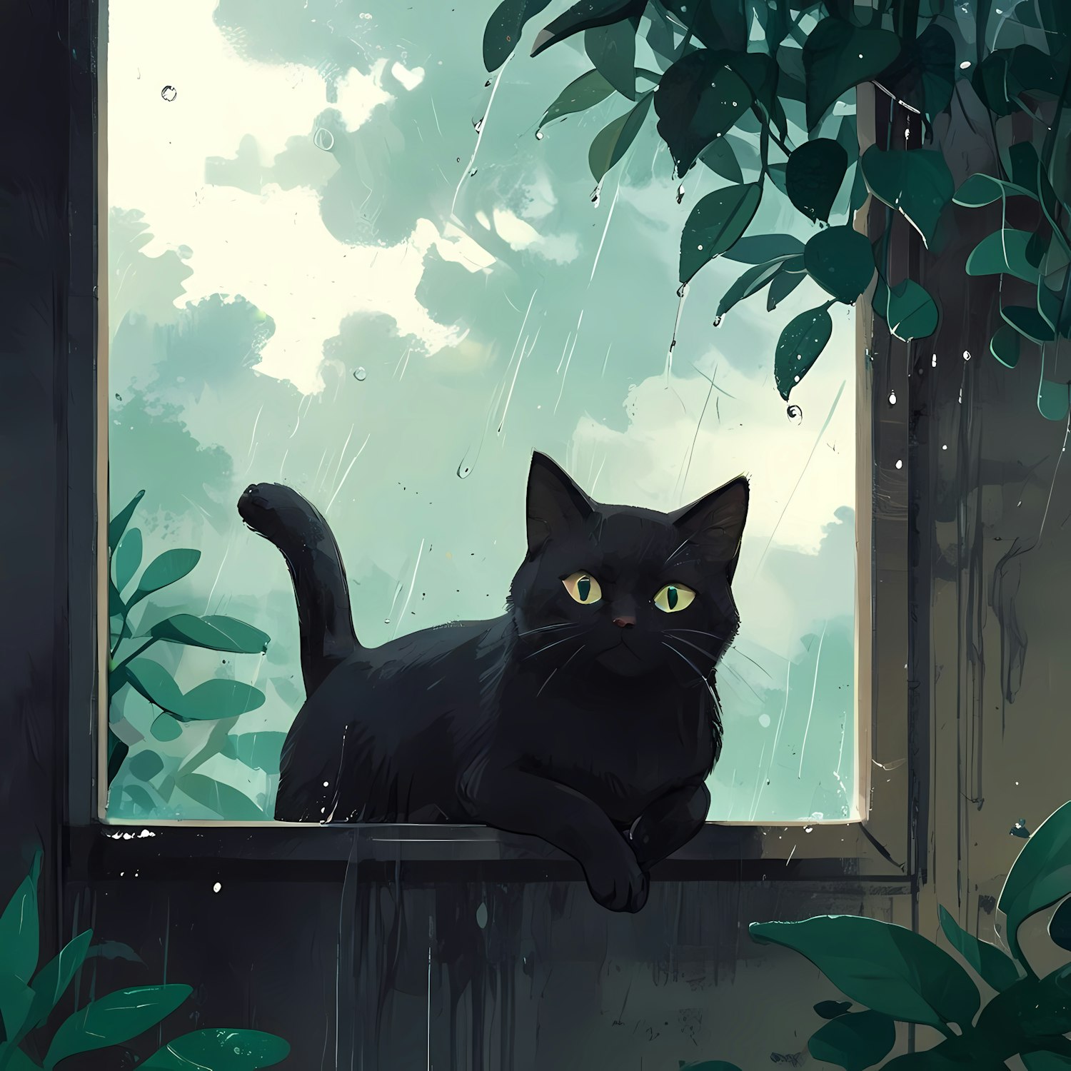 Cat on Windowsill