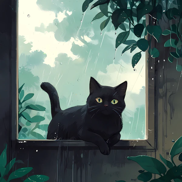 Cat on Windowsill
