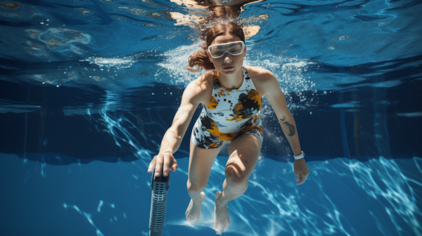 Serene Swimmer in Dynamic Underwater Pursuit