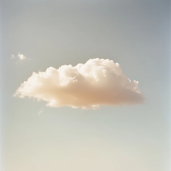 Serene White Cloud