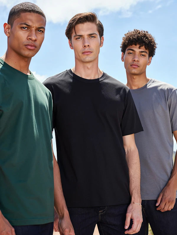 Three Men Outdoors