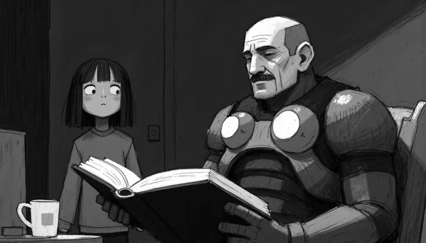 Monochromatic Duo Scene