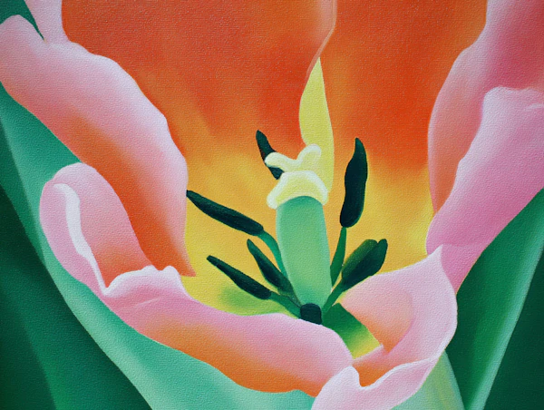 Artistic Tulip Close-Up